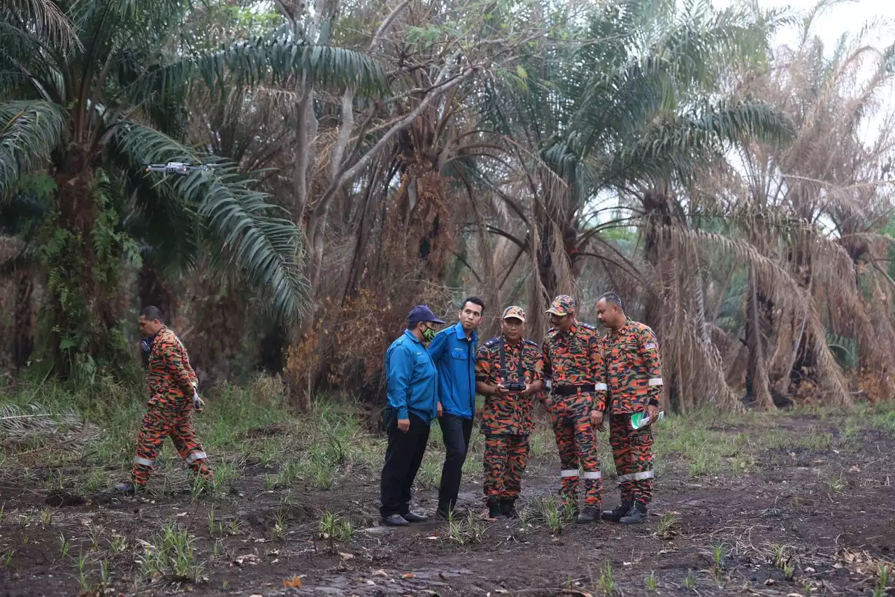 Kebakaran tanah gambut di Bachok terkawal