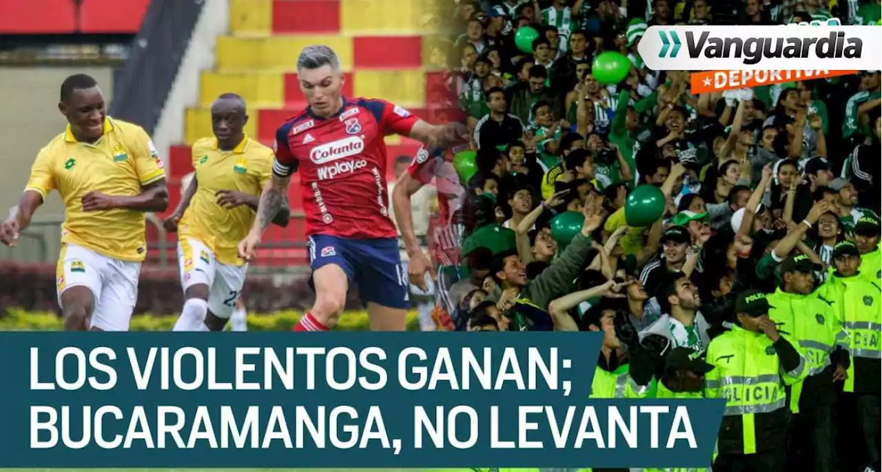 En directo: Atlético Bucaramanga no levanta en una Liga BetPlay que se toman los violentos