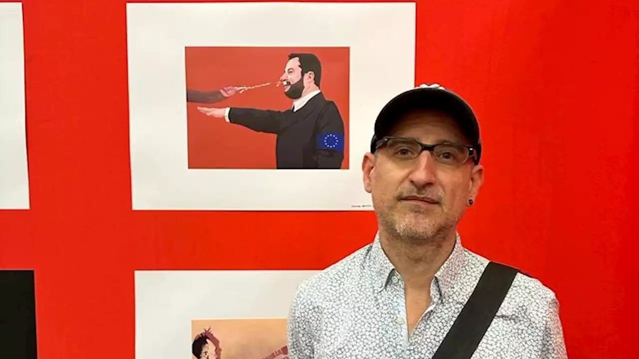 Luis Quiles, autore del quadro scandalo su Salvini: «Scusarmi? Neanche per sogno»