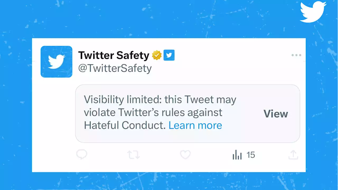 Twitter will label ‘hateful’ tweets when it restricts them