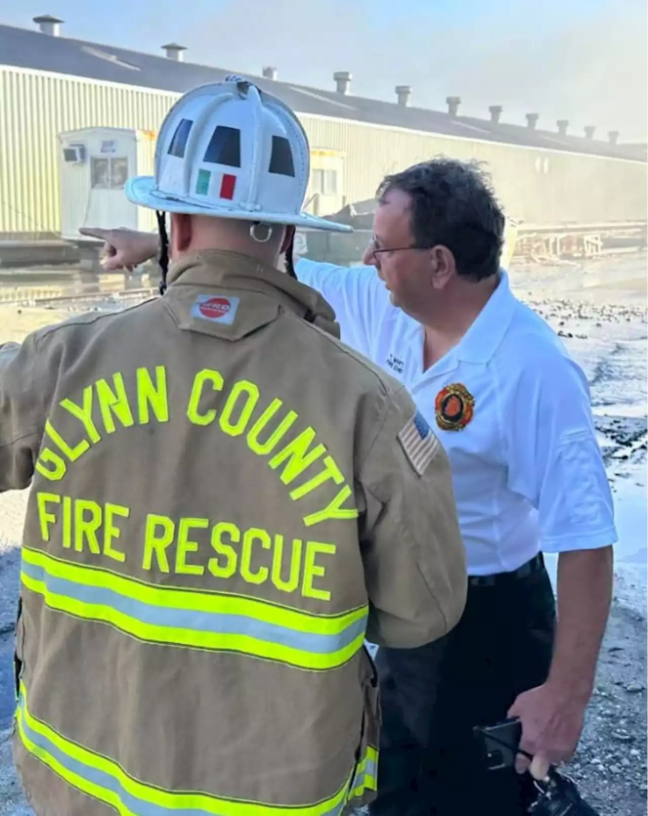 Glynn County officials conducting inspection of Pinova plant following massive fire, cause still unclear