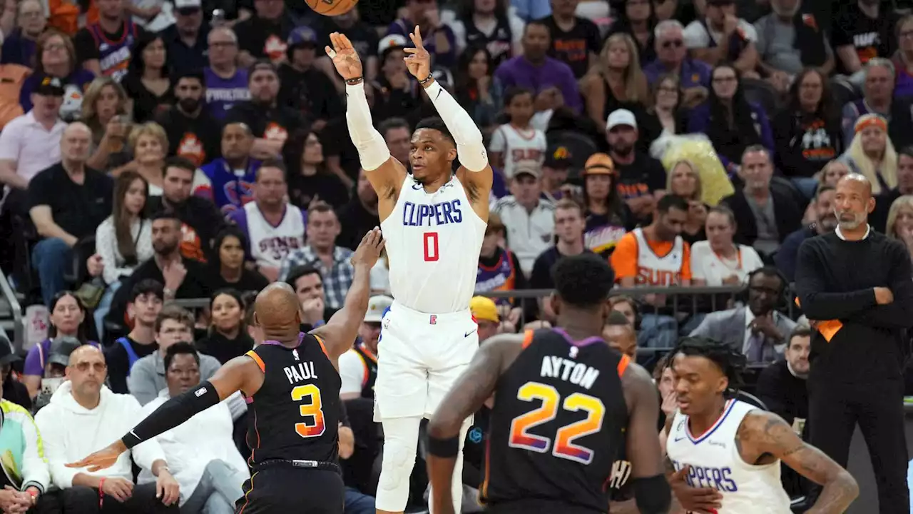 Russell Westbrook heroics lift Clippers past Kevin Durant, Suns in Game 1