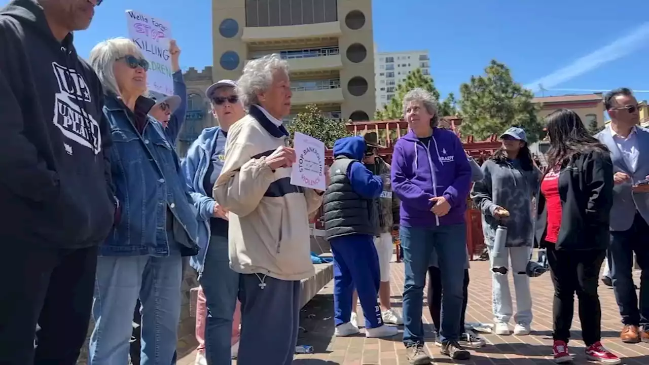 San Francisco AAPI community rallies, calling out banks supporting gun manufacturers