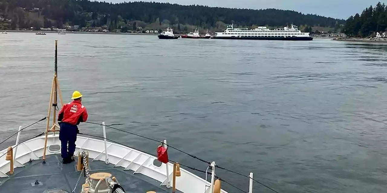 Ferry runs aground near Seattle; no injuries reported