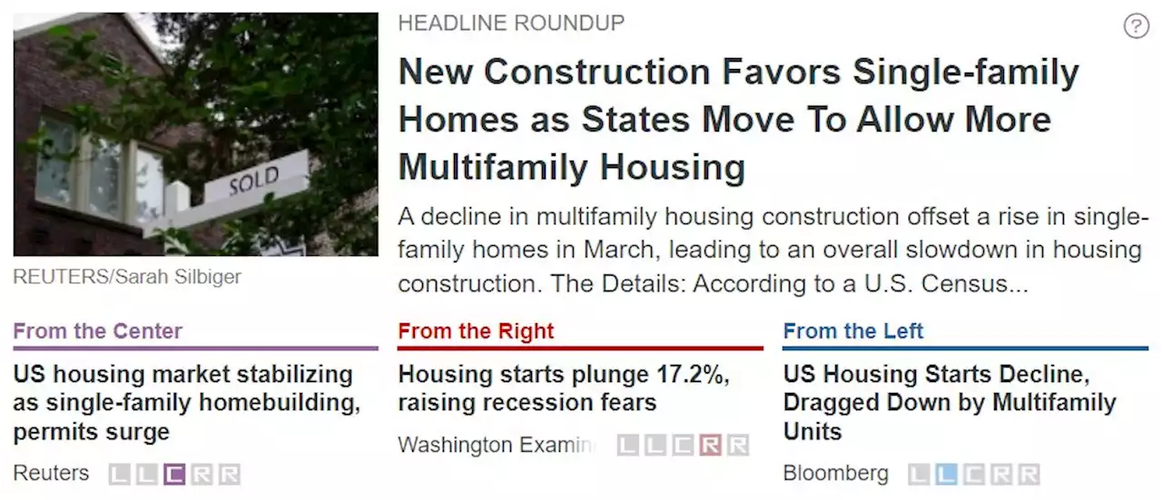 New Construction Favors Single-family Homes as States Move To Allow More Multifamily Housing