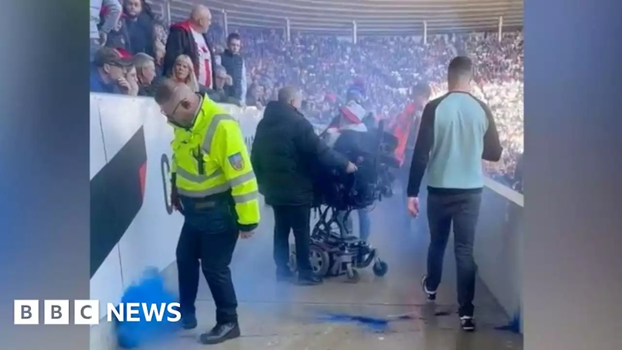 Sunderland AFC: Flare thrown into disabled fans' section