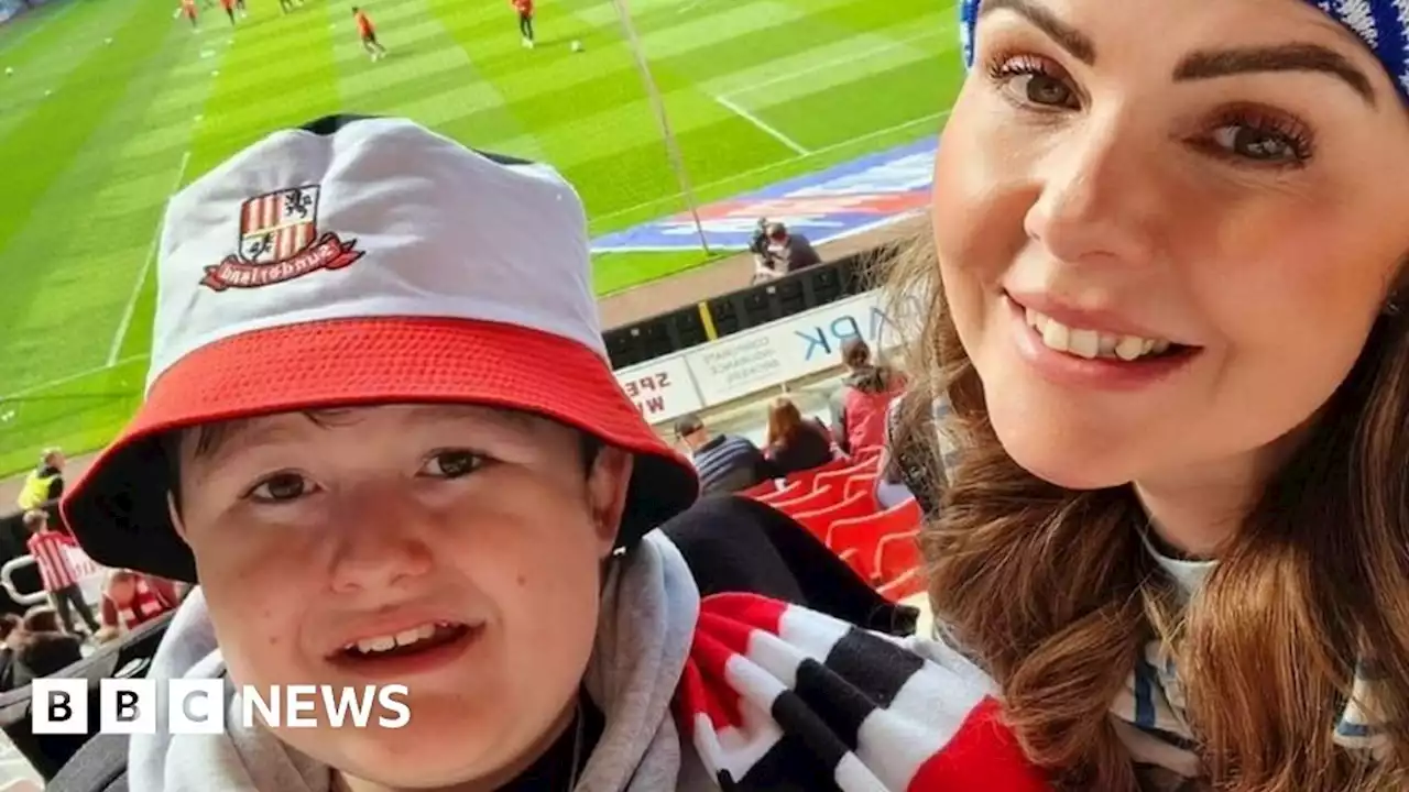 Sunderland fan, 12, 'left scared' after wheelchair hit by flare