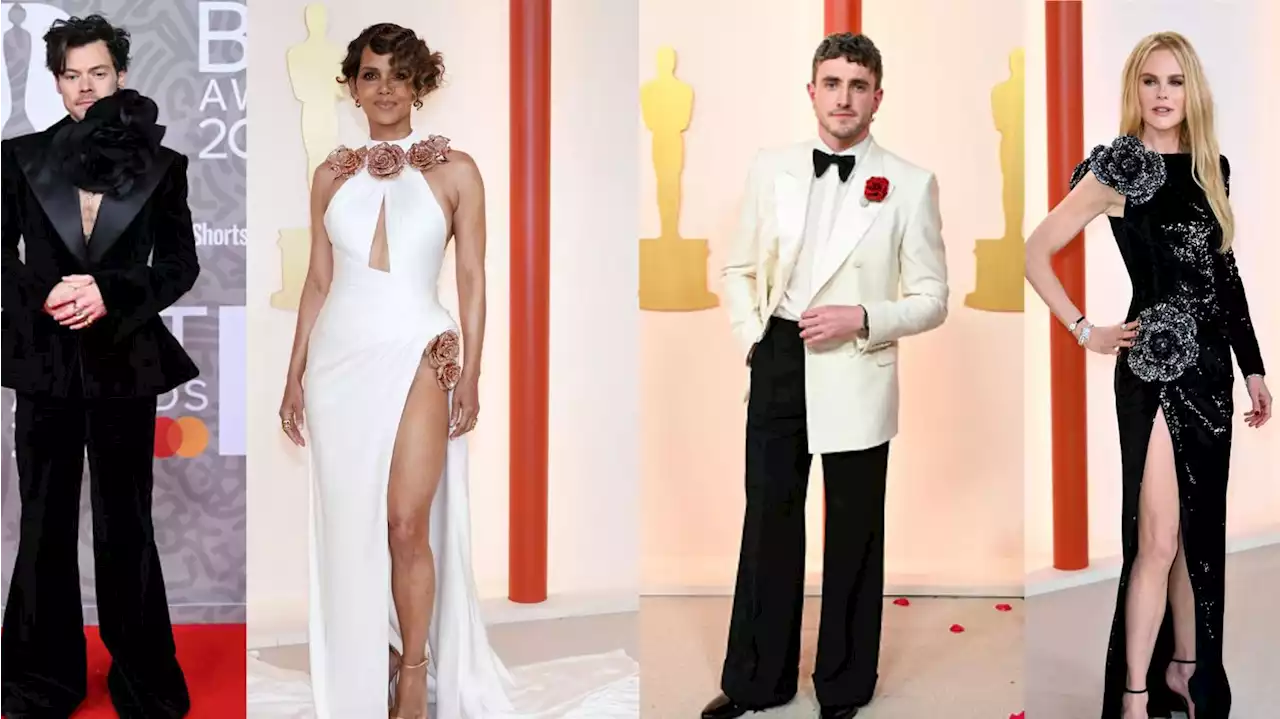 The corsage class: why the noughties accessory is having a runway and red carpet rebirth