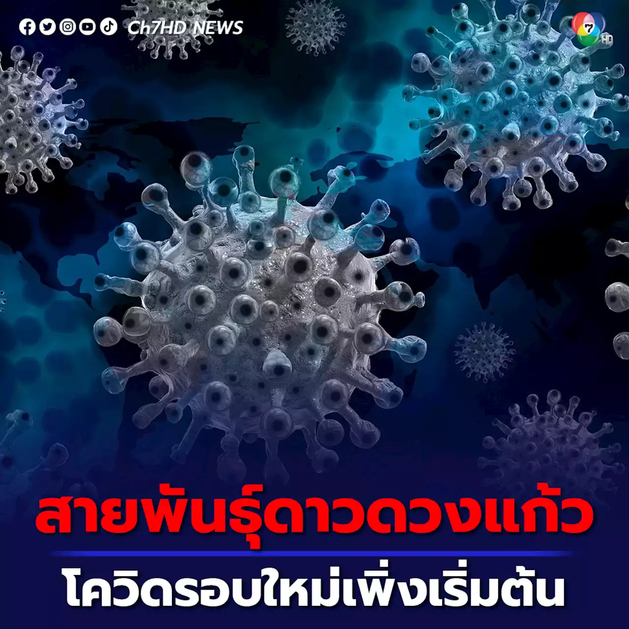 โควิดรอบใหม่เพิ่งเริ่มต้น จะถึงจุดสูงสุดในเดือน มิ.ย. 'สายพันธุ์ดาวดวงแก้ว' เข้ามาแทนที่