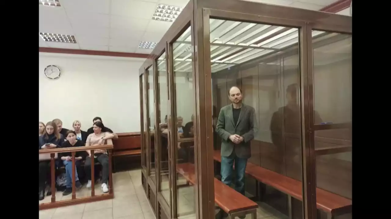 Russia critic Vladimir Kara-Murza jailed 25 years for treason