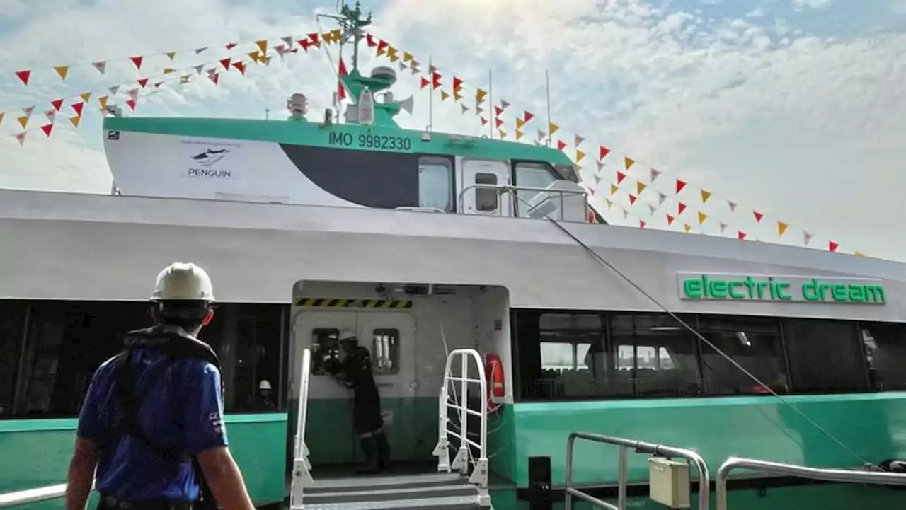 Singapore’s first electric ferry ready to set sail next month, as maritime sector continues green push