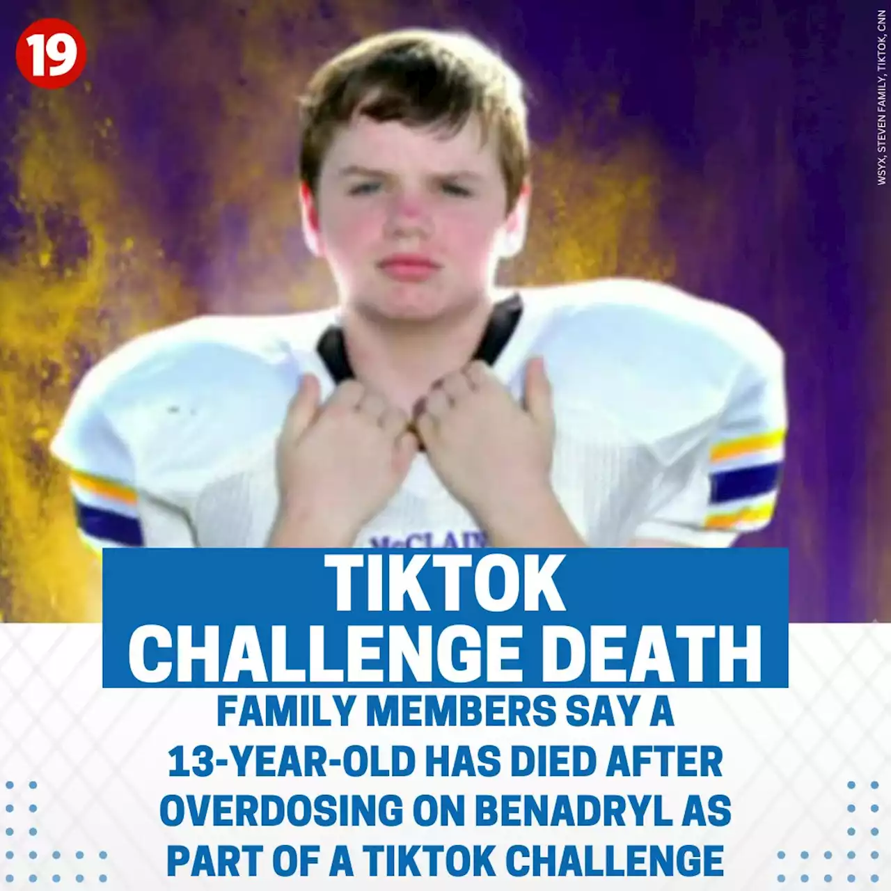 Ohio teen dies after attempting over-the-counter medicine social media challenge