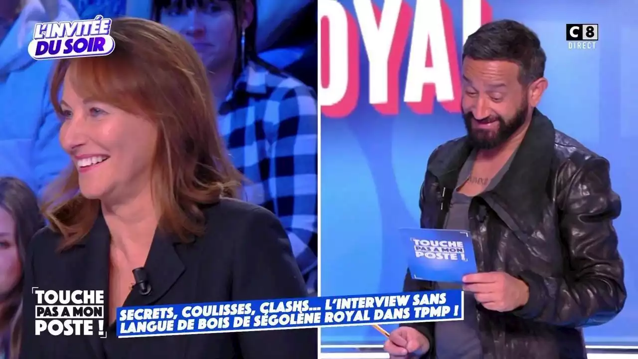 Ségolène Royal gênée : 'vous êtes… ', Cyril Hanouna lui fait les yeux doux en direct dans TPMP