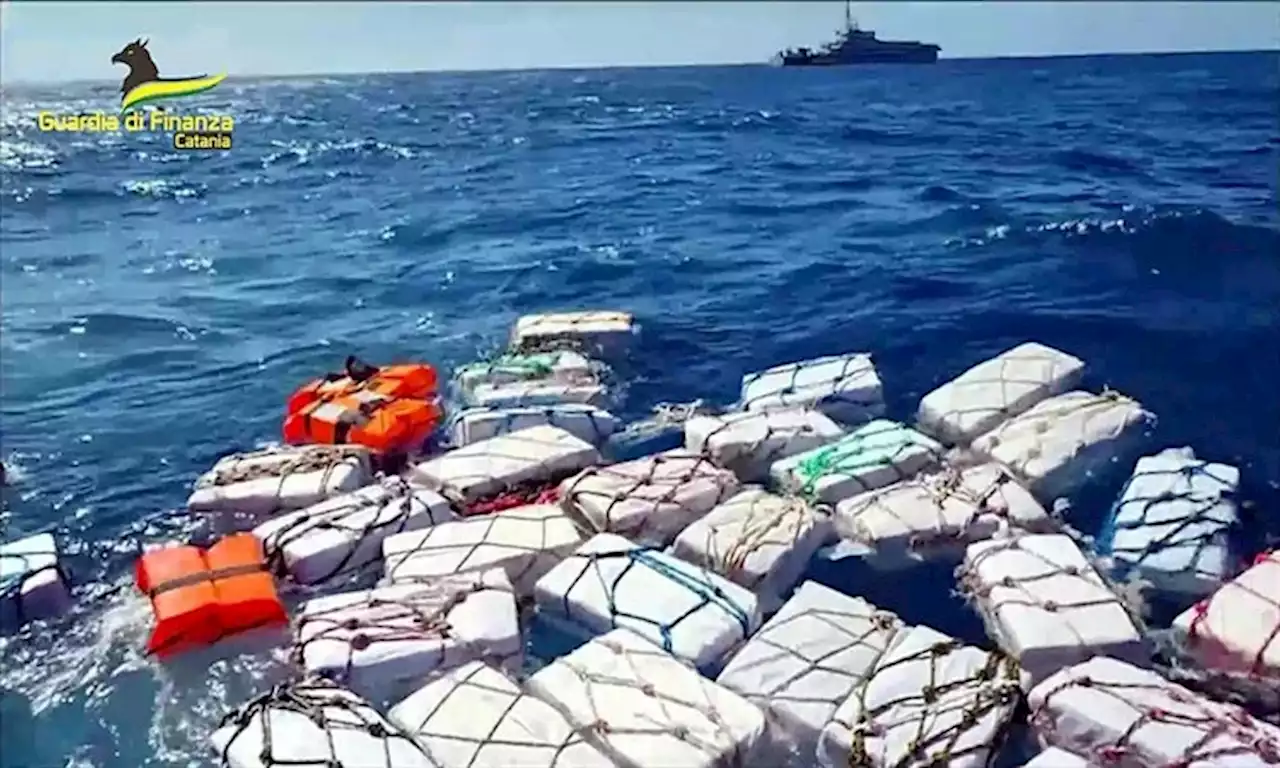 Cocaine worth nearly $440 million found floating in the sea off Italy