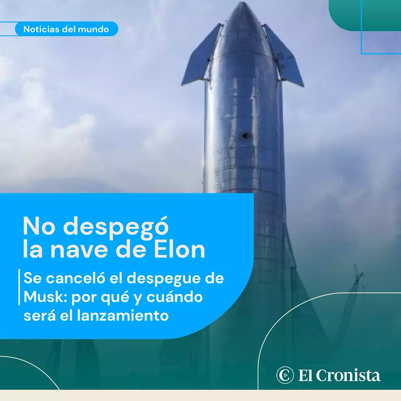 Se cancel� el despegue de la nave de Elon Musk: por qu� sucedi� y cu�ndo ser� el lanzamiento