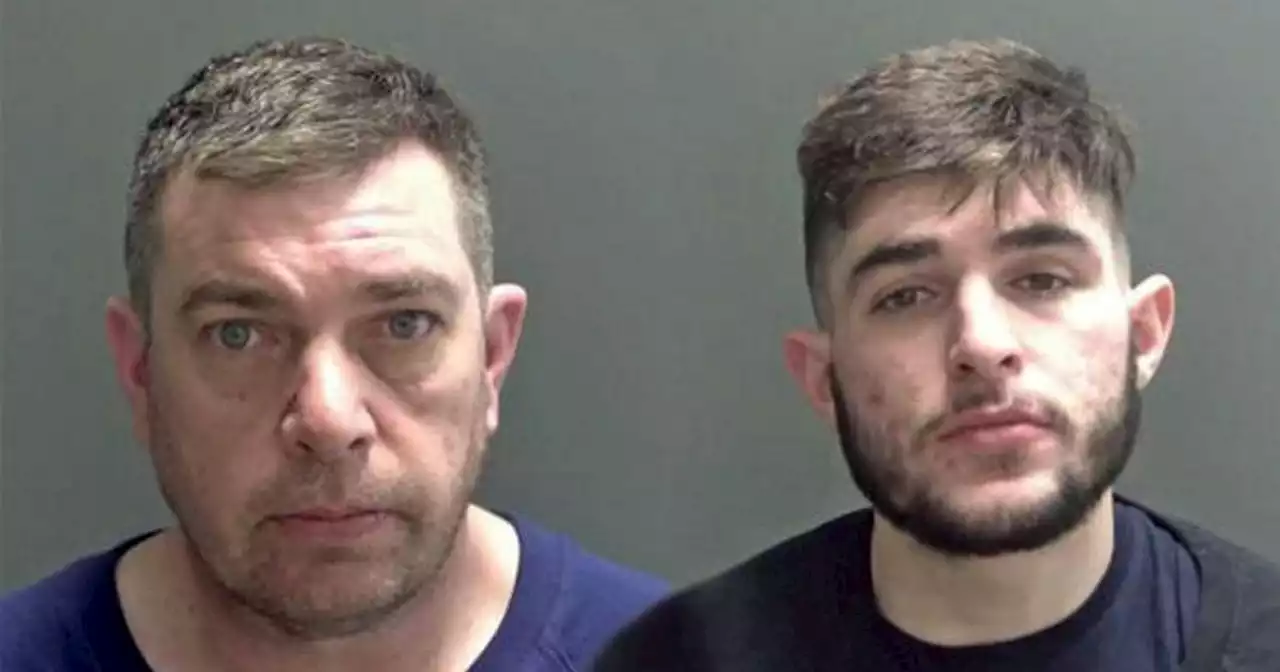 Dad and son who murdered ex's new lover 'like pack of animals' jailed