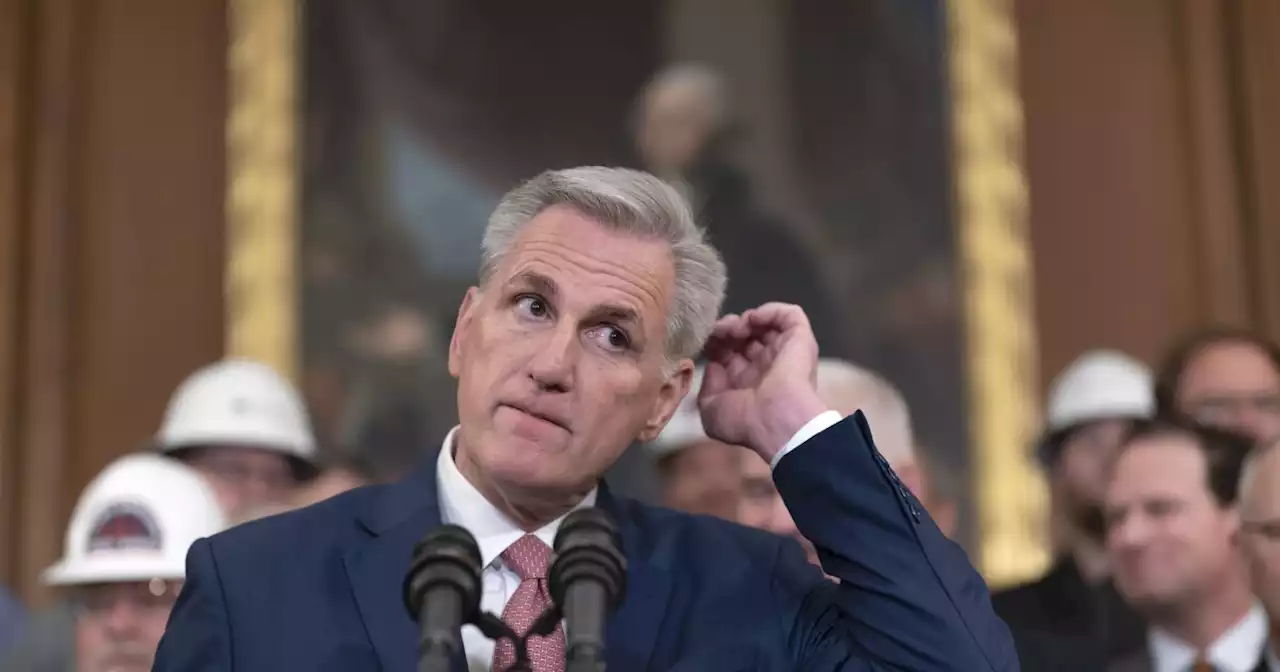 WATCH LIVE: Kevin McCarthy talks at the 100-day mark in his speakership