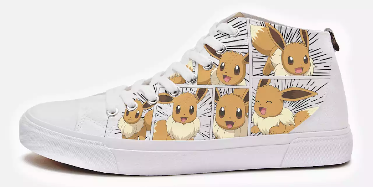 Pokémon unveils new Eevee high-top trainers