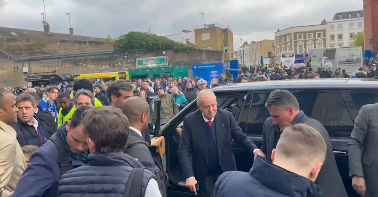 El rey emérito reaparece en Londres para ver al Real Madrid