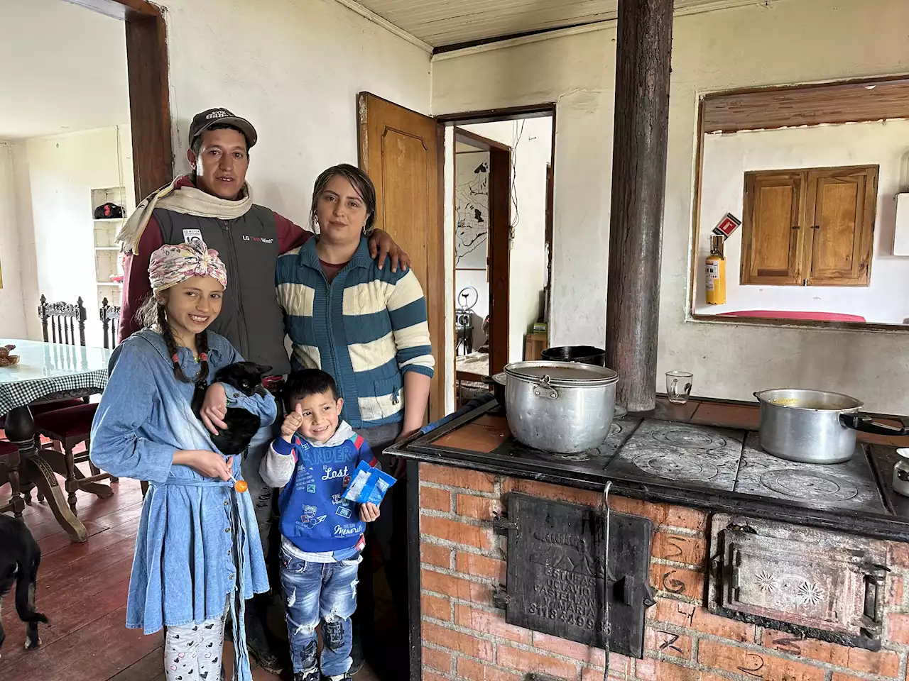 Los rostros de los habitantes de la boca del volcán Nevado del Ruiz