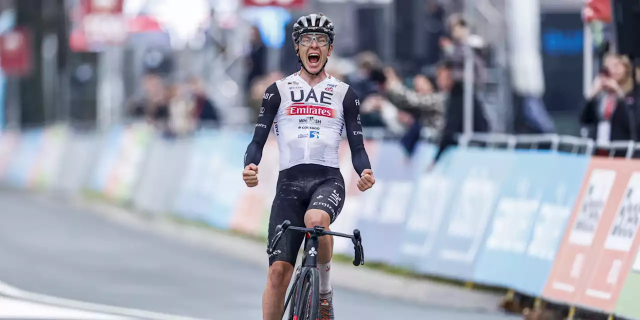 Cyclisme : après l'Amstel Gold Race, le Slovène Tadej Pogacar vise la Flèche wallonne ce mercredi