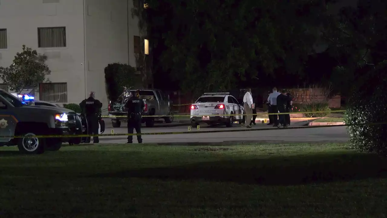 Man shot to death in parking lot of Harris County hotel