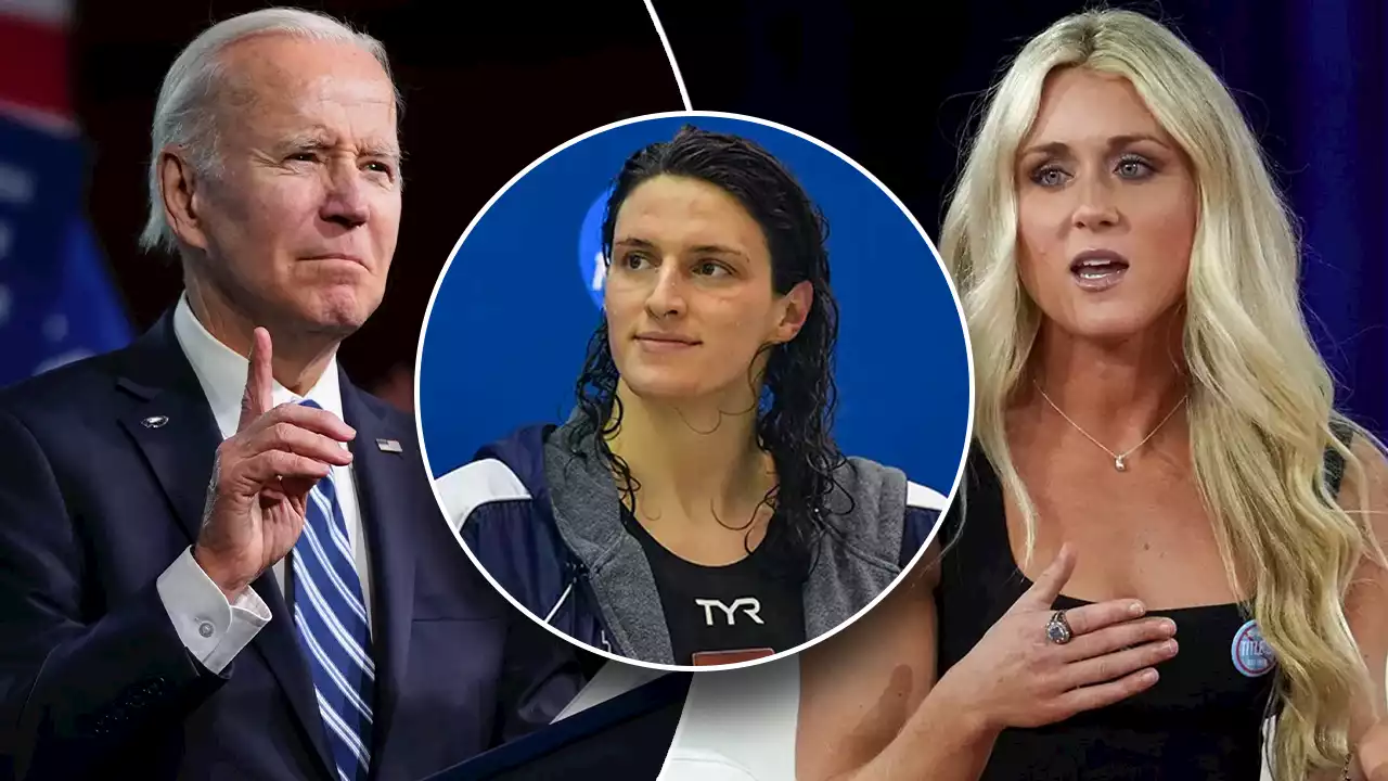 Riley Gaines rips Biden admin as trans swimmer Lia Thomas expresses support for Title IX changes