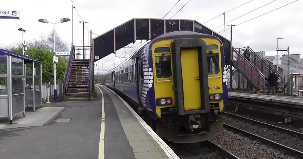 Bare chested man on Lanarkshire train station rampage attacked innocent woman