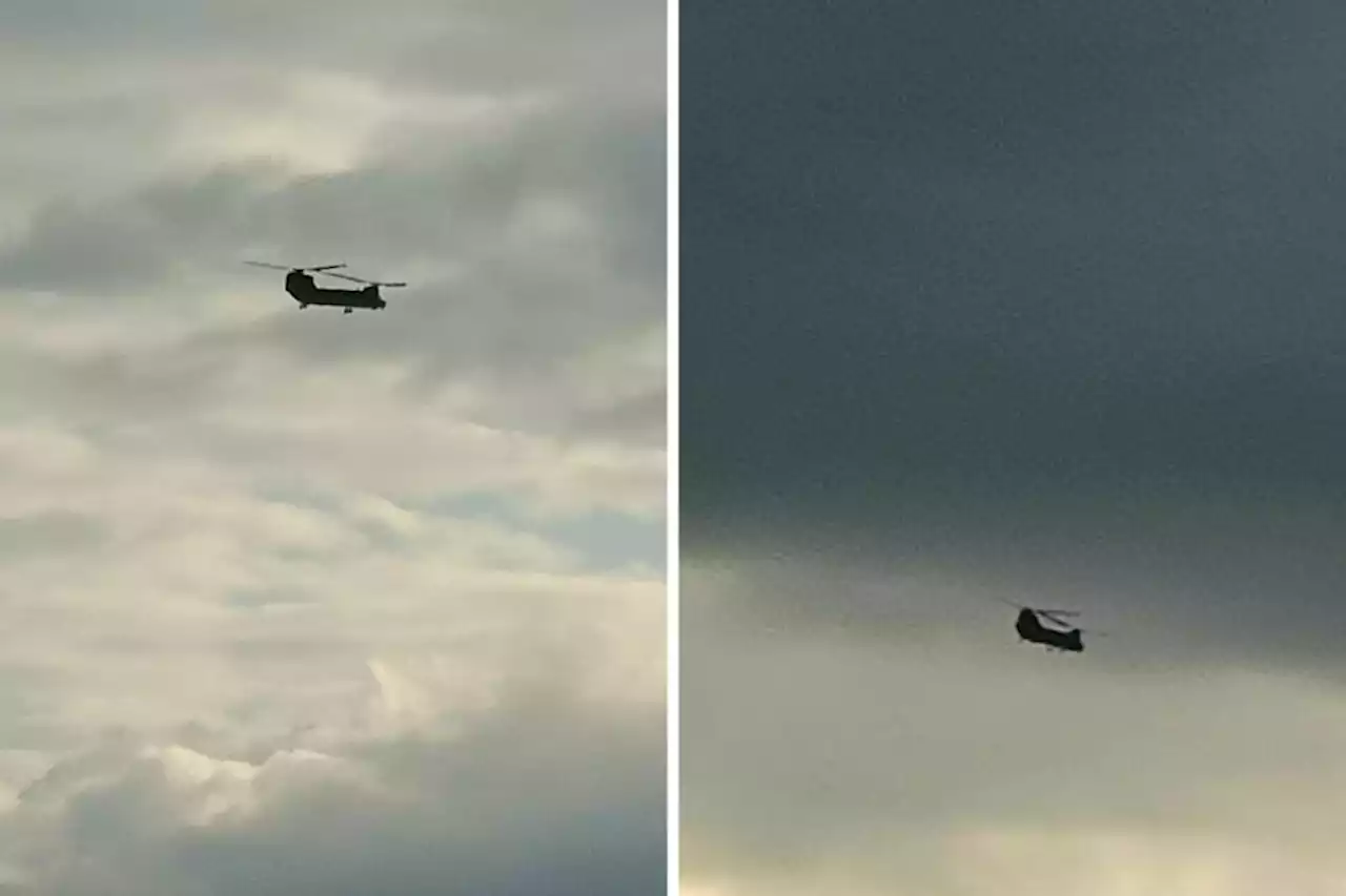 'They were so loud': Did you spot two huge military aircrafts flying over?