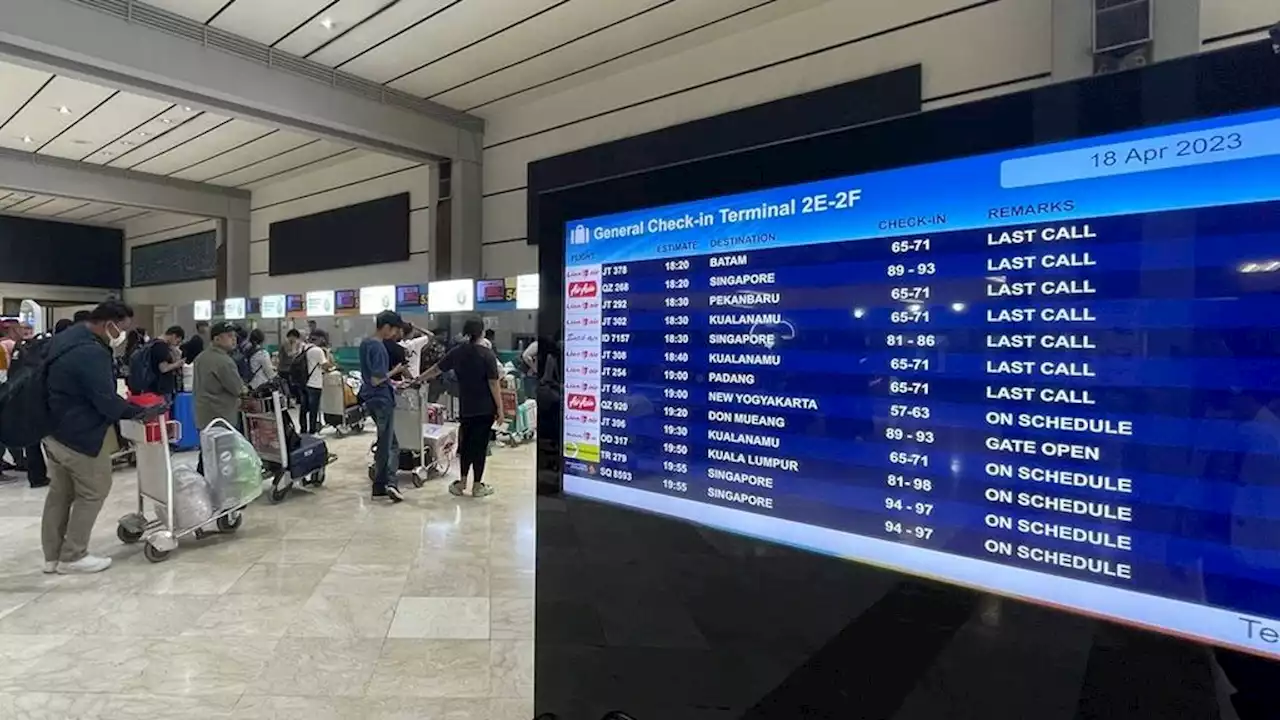 H-4 Lebaran 2023, Bandara Soekarno-Hatta Mulai Padat