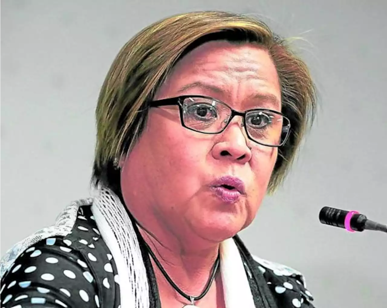 Court to resolve drug case vs De Lima