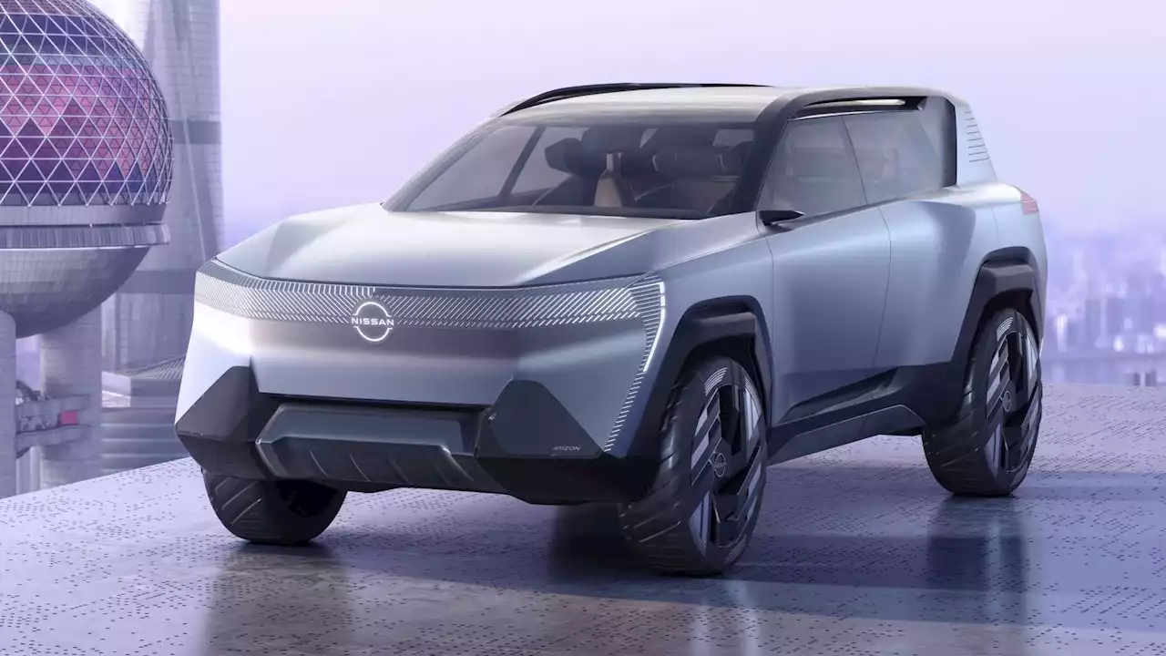 Nissan Arizon Concept Debuts As CMF-EV-Based SUV With Loads Of Tech