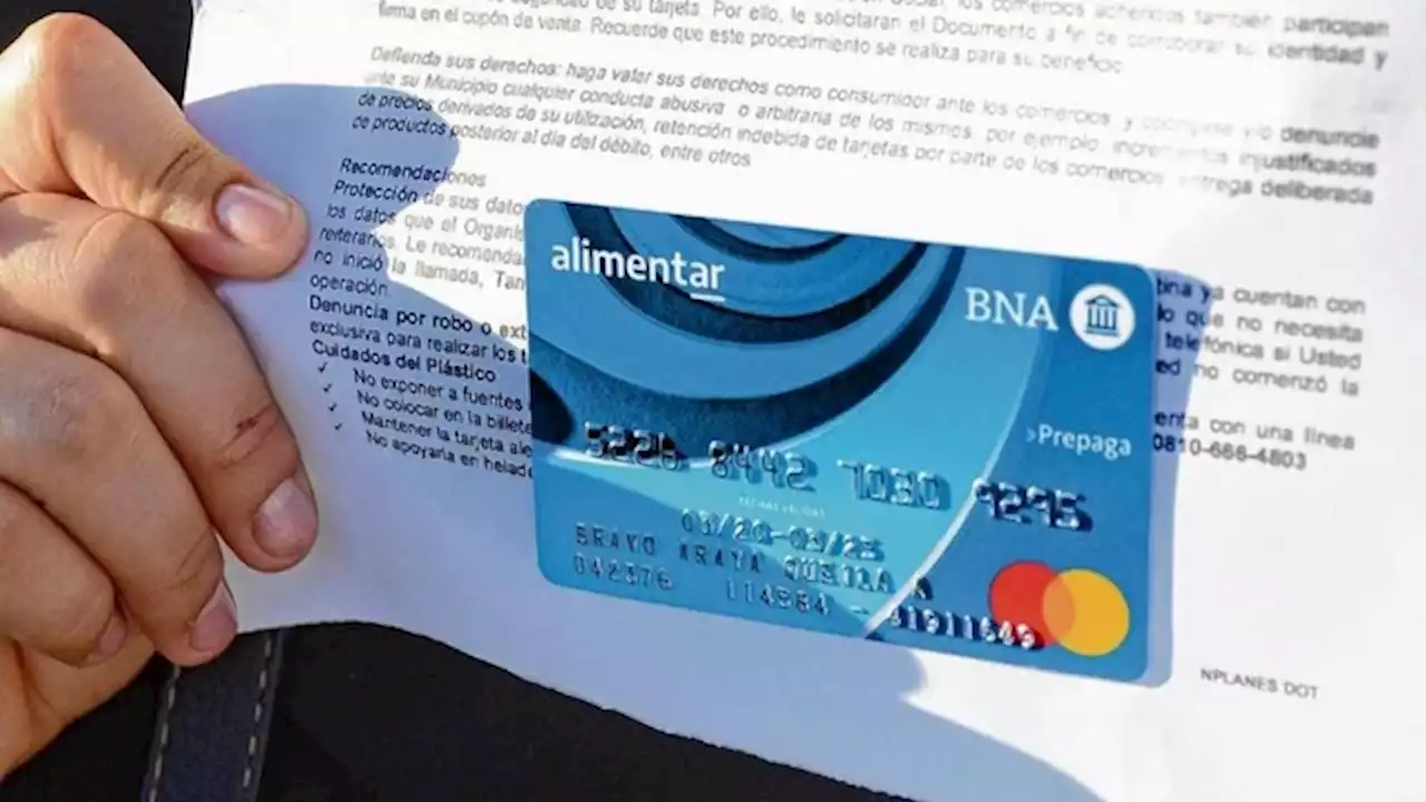 El Gobierno oficializó el aumento de la Tarjeta Alimentar