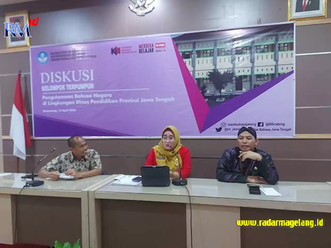 Diskusi Pengutamaan Bahasa Negara di Lingkungan Dinas Pendidikan