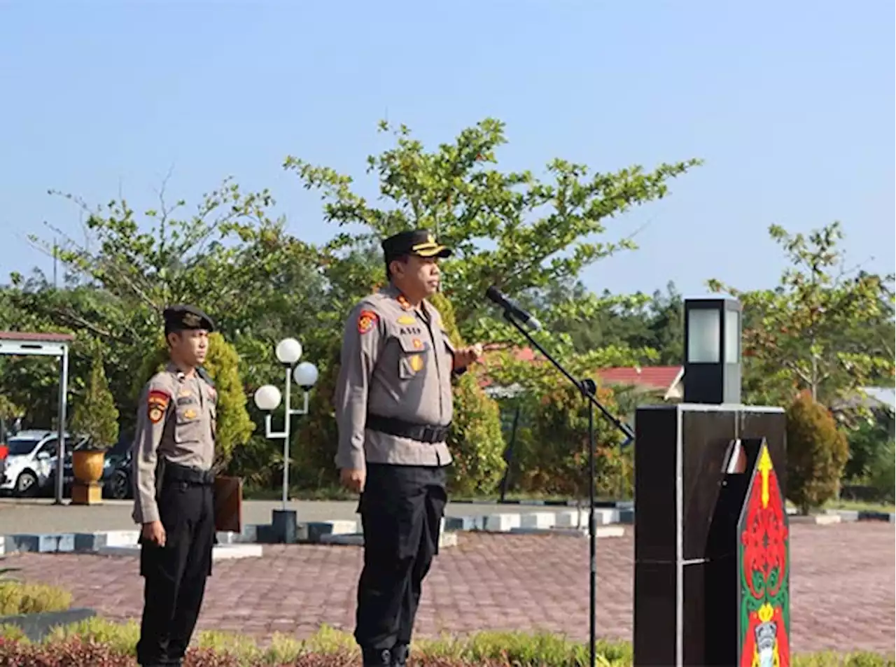 Tingkatkan Disiplin Personel Polres Gumas