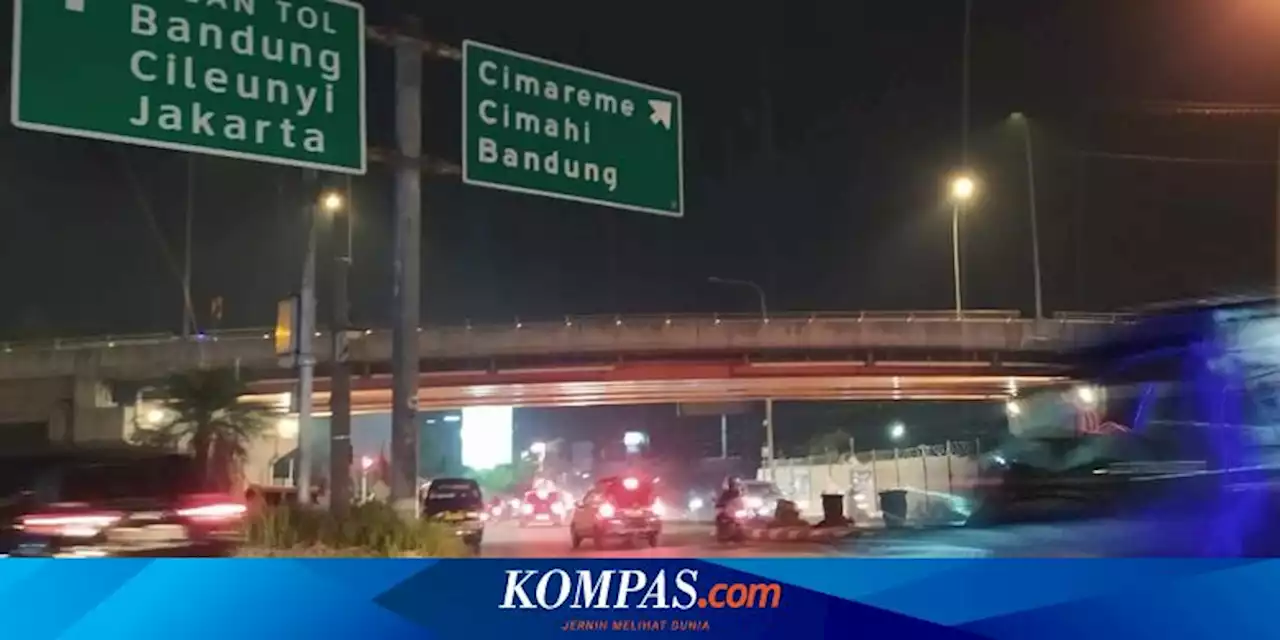 Arus Mudik di Simpang Padalarang Meningkat Selasa Malam