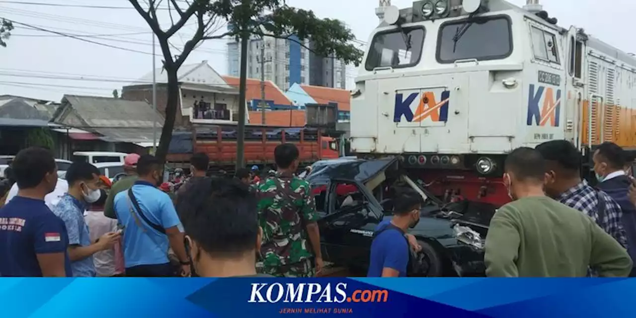 Sedan Tertabrak KA Jayabaya di Lamongan, Ayah dan Anak Meninggal, Sempat Terseret 200 Meter