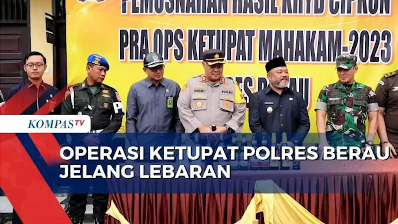 Operasi Ketupat Polres Berau Jelang Lebaran