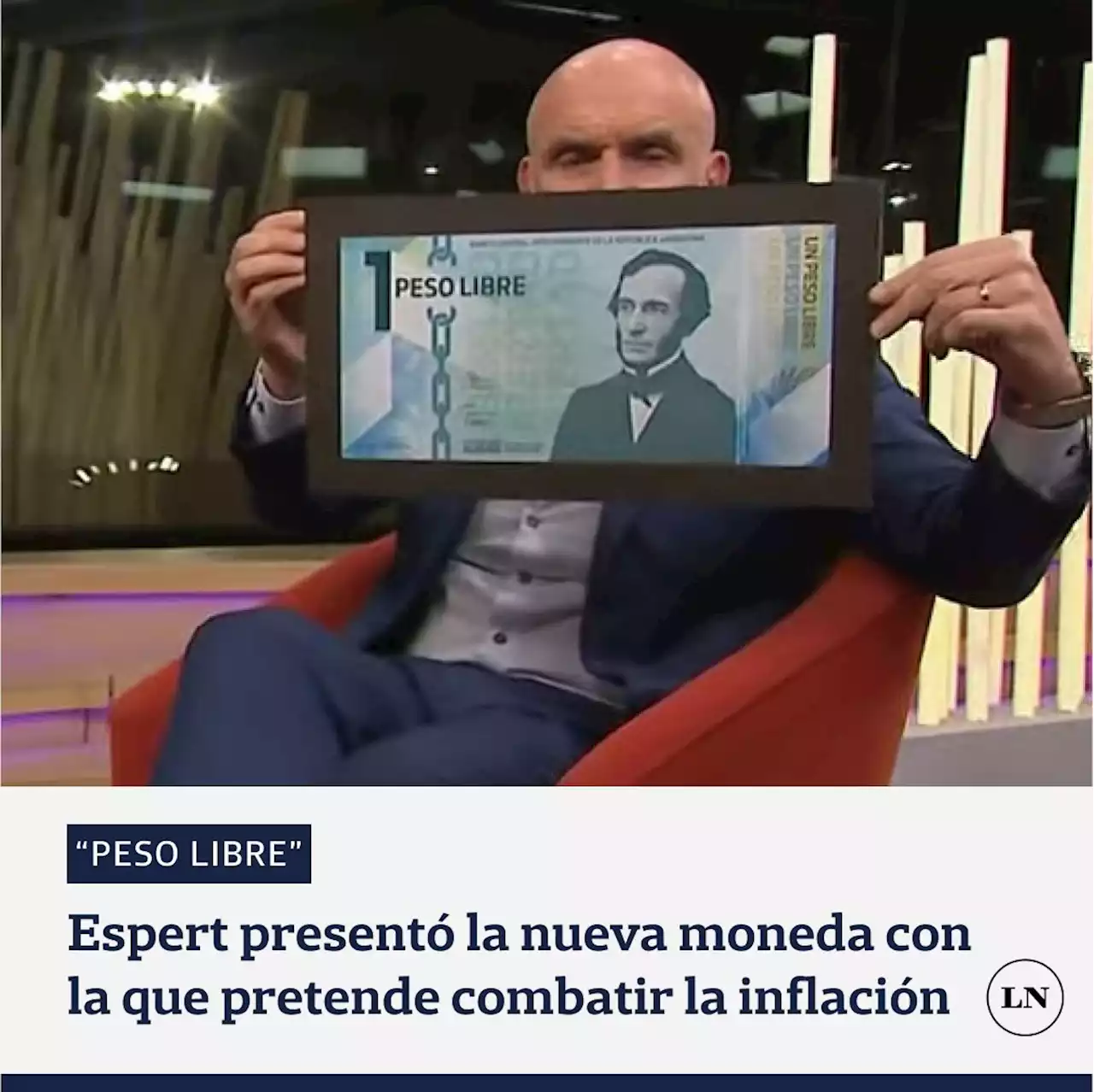 Jose Luis Espert presentó “Peso libre”, la nueva moneda con la que pretende combatir la inflación