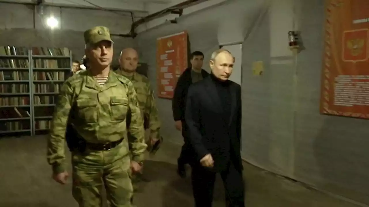 Putin regresa a Ucrania y visita dos de los territorios anexados