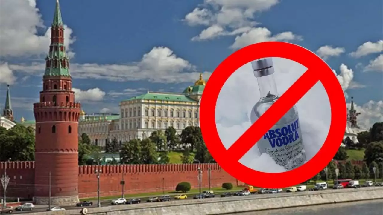 Rusia se queda sin vodka Absolut por esta terrible razón