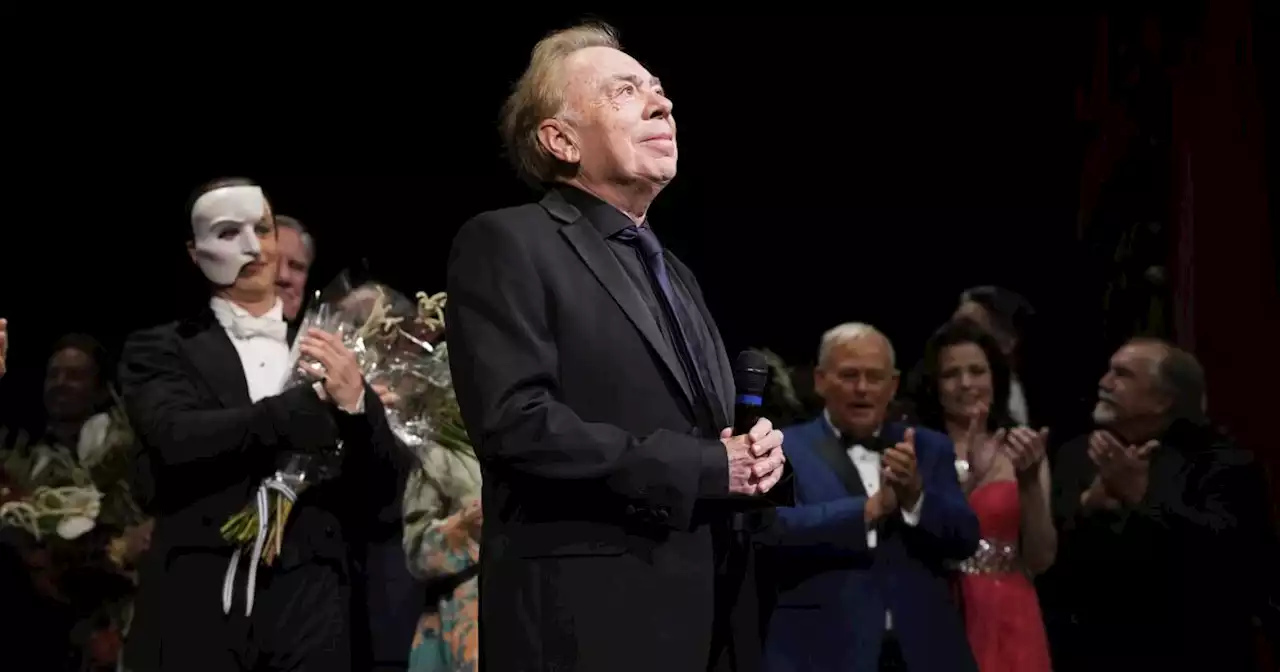 As 'Phantom of the Opera' closes, Andrew Lloyd Webber says goodbye to son and show