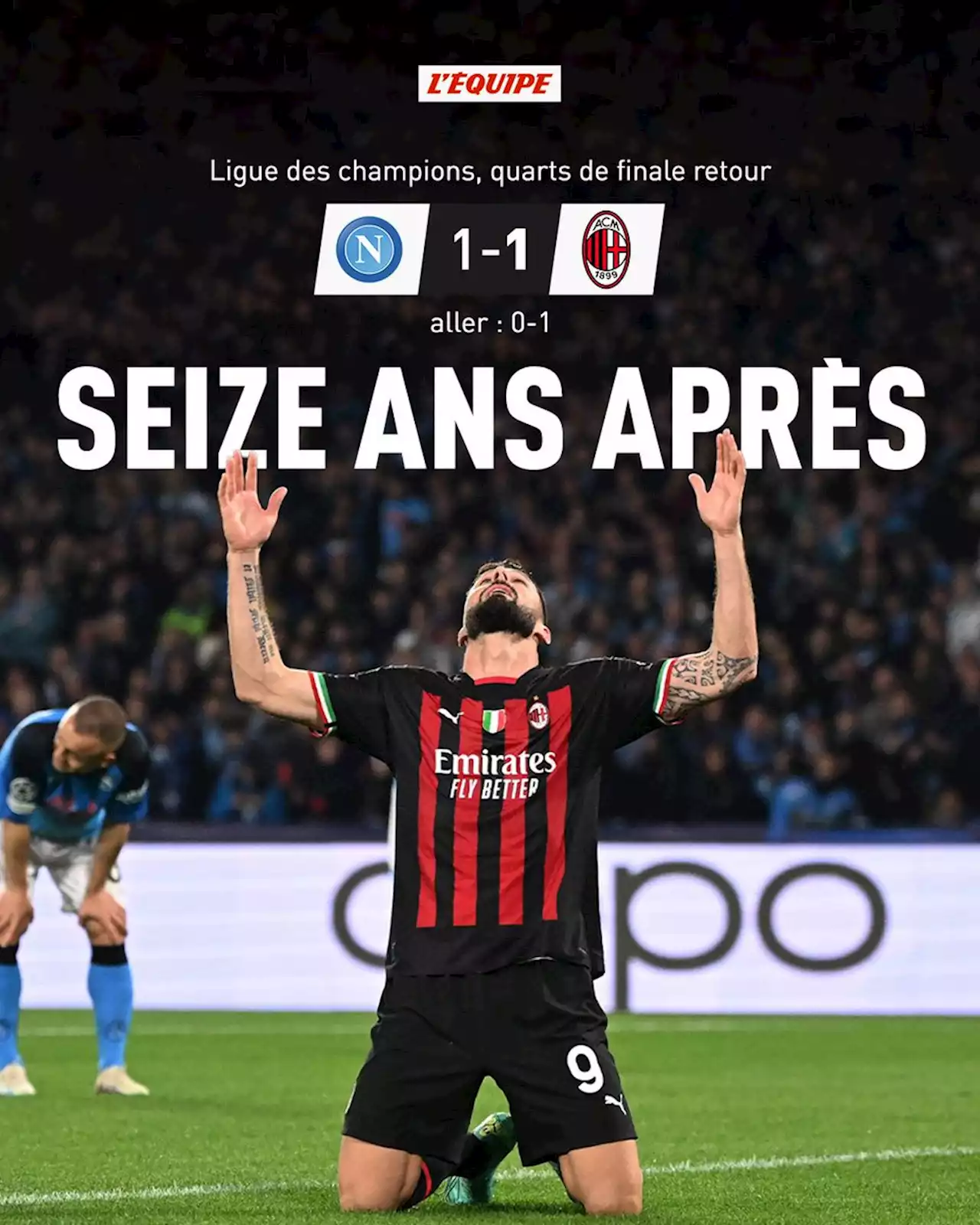 Naples 1-1 AC Milan, Ligue des champions : résumé du match (18/04/2023)