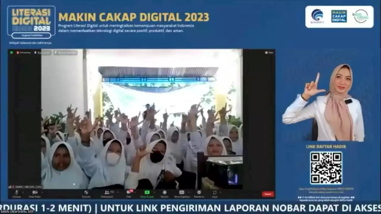 Kemenkominfo Ajak Siswa di Luwu untuk Sukses Belajar dengan Kemampuan Literasi Digital