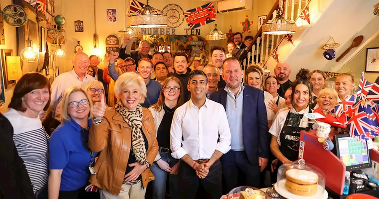 Rishi Sunak meets locals on election campaign trail in Lancashire