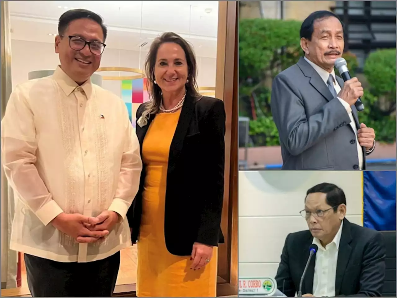 Biazon in the Netherlands; Simundac, Corro designated acting Muntinlupa mayor, vice mayor