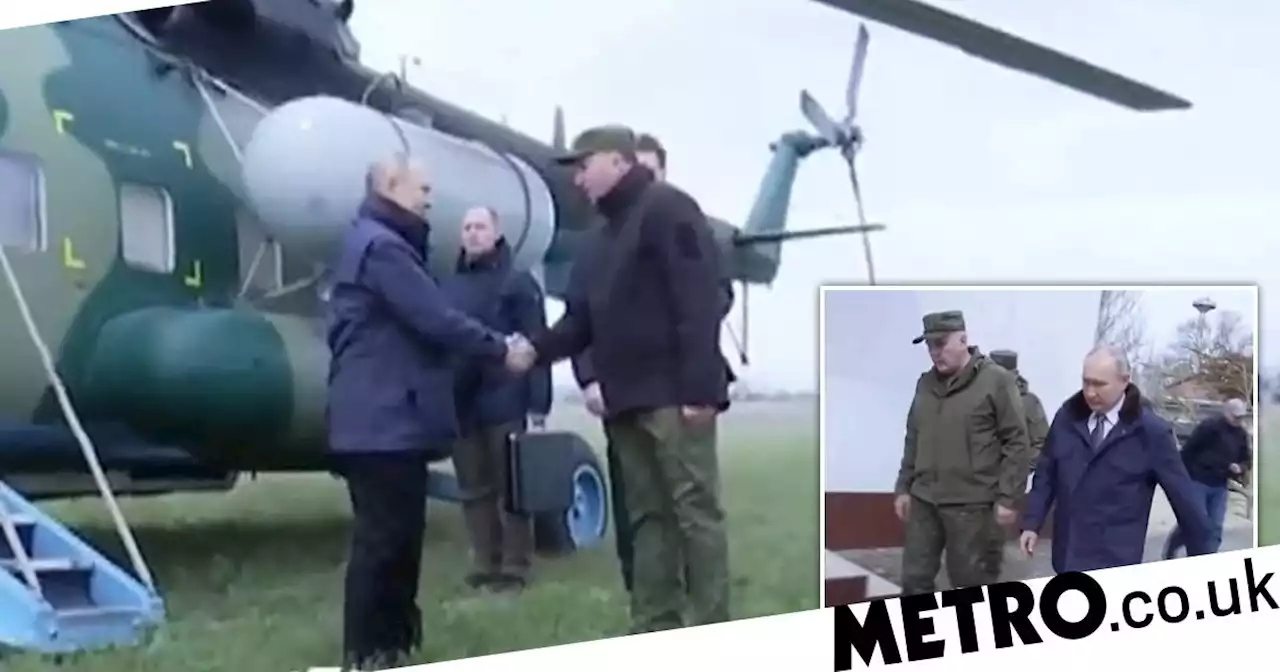 Putin limps again on visit to Russian military headquarters in Ukraine