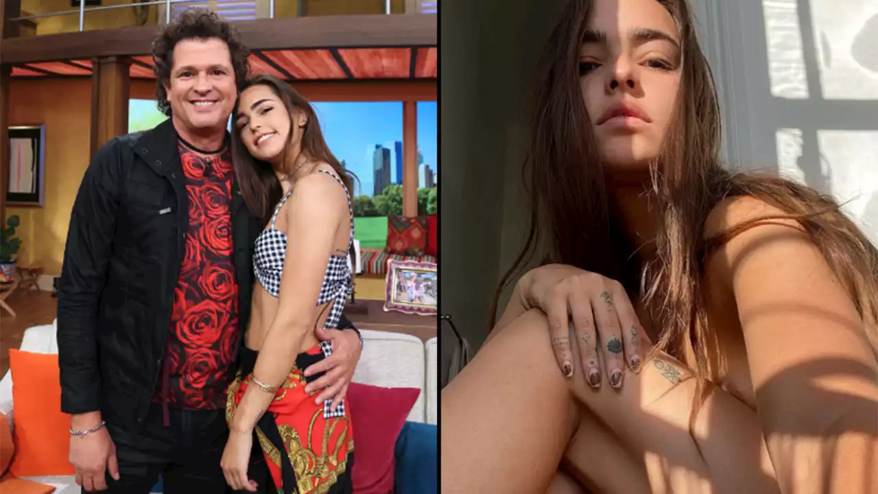 Lucy, hija de Carlos Vives se desnuda en redes