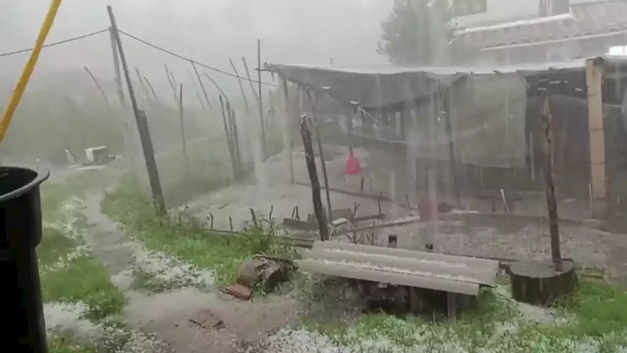 [VIDEO] Impresionante granizada en Envigado