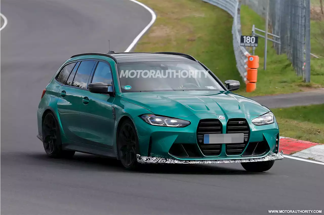 2024 BMW M3 CS Touring spy shots